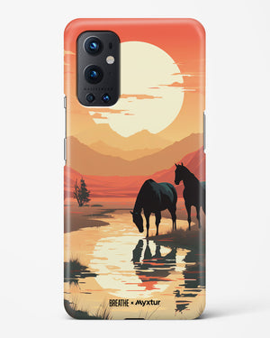 Horses by the Brook [BREATHE] Hard Case Phone Cover-(OnePlus)