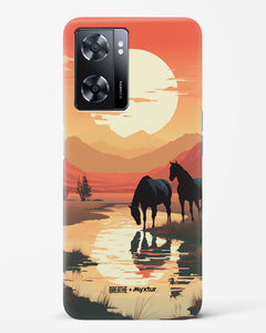 Horses by the Brook [BREATHE] Hard Case Phone Cover (Oppo)