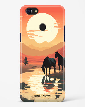 Horses by the Brook [BREATHE] Hard Case Phone Cover-(Oppo)