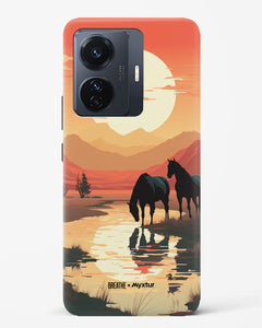 Horses by the Brook [BREATHE] Hard Case Phone Cover (Vivo)
