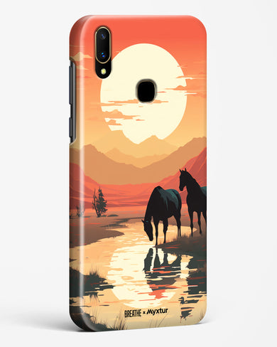 Horses by the Brook [BREATHE] Hard Case Phone Cover-(Vivo)