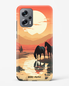 Horses by the Brook [BREATHE] Hard Case Phone Cover (Xiaomi)