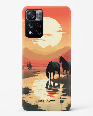 Horses by the Brook [BREATHE] Hard Case Phone Cover-(Xiaomi)