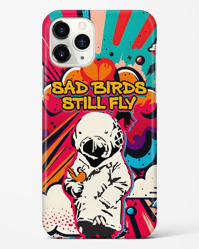 Sad Birds Still Fly Hard Case Phone Cover-(Apple)