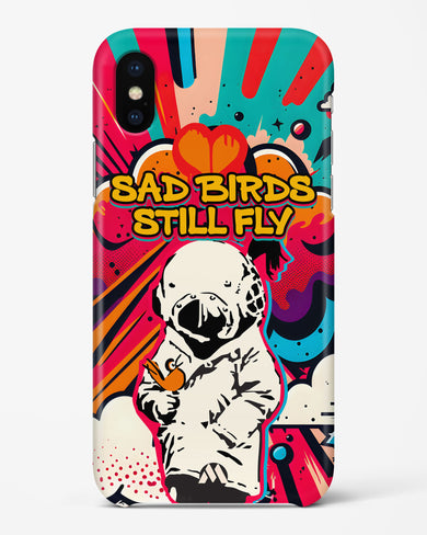 Sad Birds Still Fly Hard Case Phone Cover-(Apple)