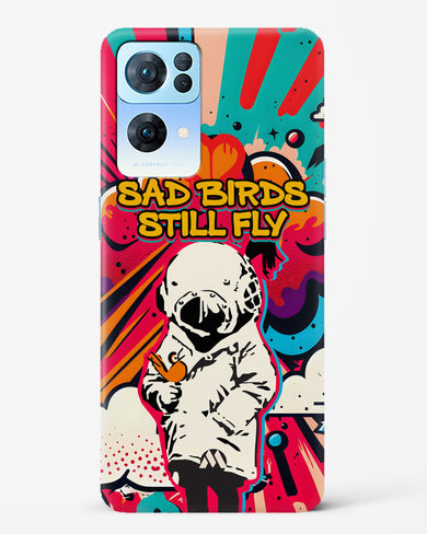 Sad Birds Still Fly Hard Case Phone Cover-(Oppo)