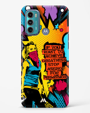 Stop Asking Permission Hard Case Phone Cover (Motorola)