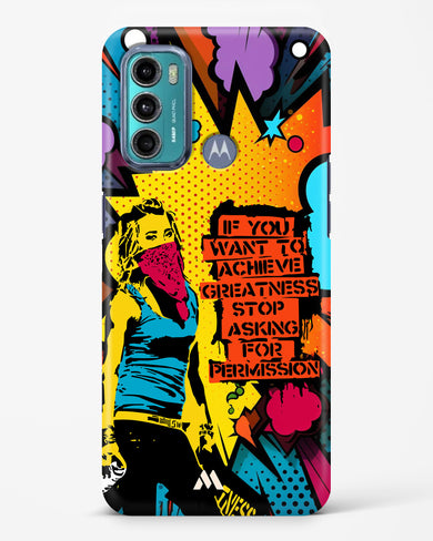 Stop Asking Permission Hard Case Phone Cover (Motorola)