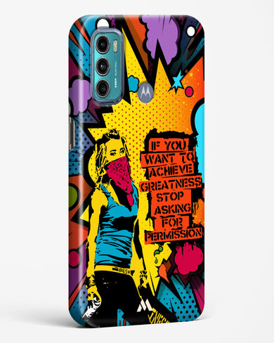 Stop Asking Permission Hard Case Phone Cover (Motorola)