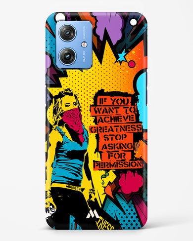 Stop Asking Permission Hard Case Phone Cover (Motorola)