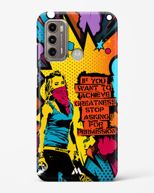 Stop Asking Permission Hard Case Phone Cover (Motorola)