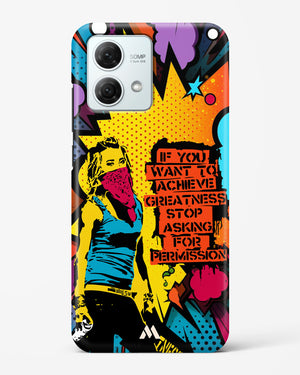 Stop Asking Permission Hard Case Phone Cover (Motorola)