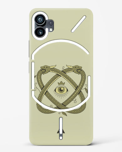 Serpent Sight Hard Case Phone Cover-(Nothing)