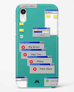 Too Many Open Tabs Hard Case Phone Cover (Apple)