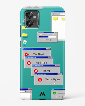 Too Many Open Tabs Hard Case Phone Cover (Motorola)