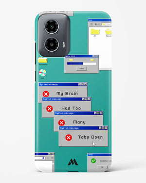 Too Many Open Tabs Hard Case Phone Cover (Motorola)