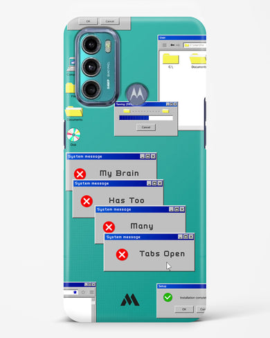 Too Many Open Tabs Hard Case Phone Cover (Motorola)