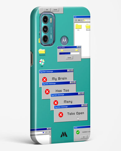 Too Many Open Tabs Hard Case Phone Cover (Motorola)