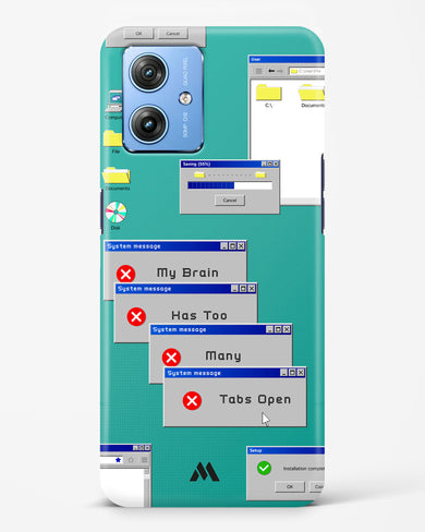 Too Many Open Tabs Hard Case Phone Cover (Motorola)