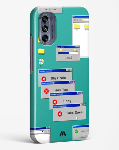 Too Many Open Tabs Hard Case Phone Cover (Motorola)