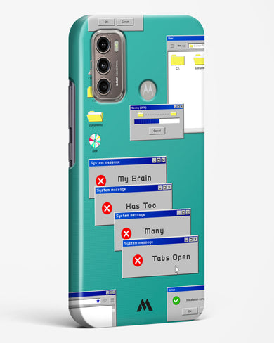 Too Many Open Tabs Hard Case Phone Cover (Motorola)