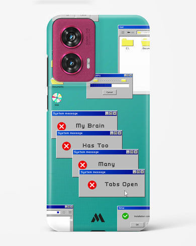 Too Many Open Tabs Hard Case Phone Cover (Motorola)