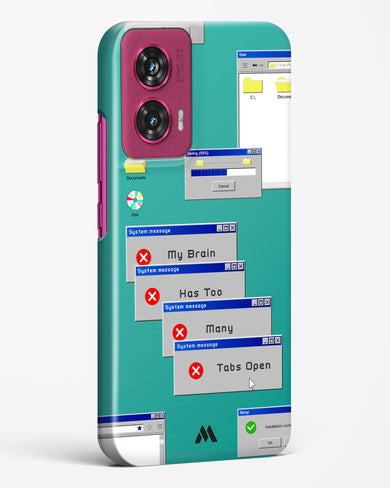 Too Many Open Tabs Hard Case Phone Cover (Motorola)