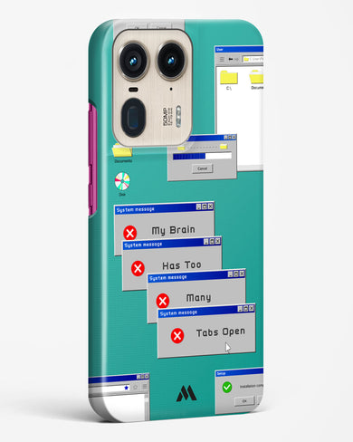 Too Many Open Tabs Hard Case Phone Cover (Motorola)