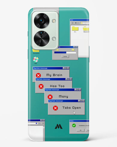 Too Many Open Tabs Hard Case Phone Cover-(OnePlus)