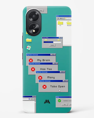 Too Many Open Tabs Hard Case Phone Cover (Oppo)