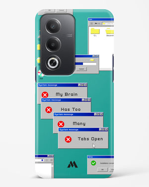 Too Many Open Tabs Hard Case Phone Cover (Oppo)