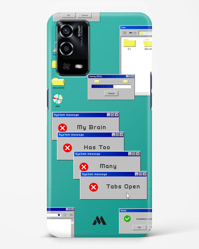 Too Many Open Tabs Hard Case Phone Cover (Oppo)