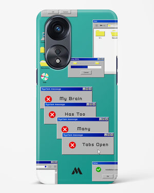 Too Many Open Tabs Hard Case Phone Cover (Oppo)