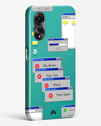 Too Many Open Tabs Hard Case Phone Cover (Oppo)