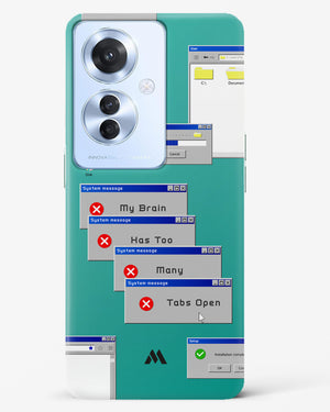 Too Many Open Tabs Hard Case Phone Cover (Oppo)