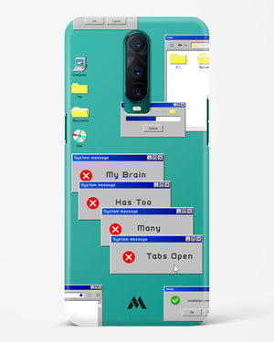 Too Many Open Tabs Hard Case Phone Cover (Oppo)