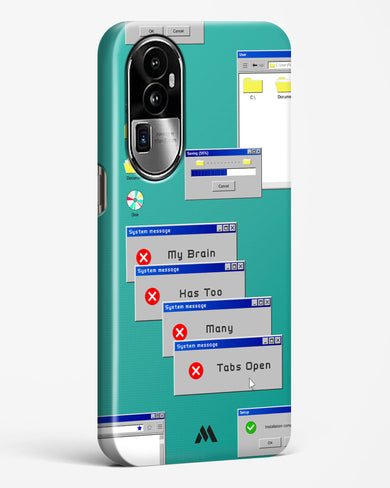 Too Many Open Tabs Hard Case Phone Cover (Oppo)