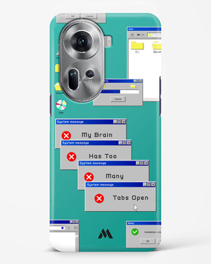 Too Many Open Tabs Hard Case Phone Cover (Oppo)