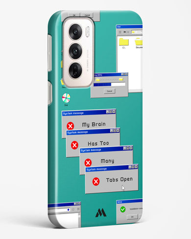 Too Many Open Tabs Hard Case Phone Cover (Oppo)