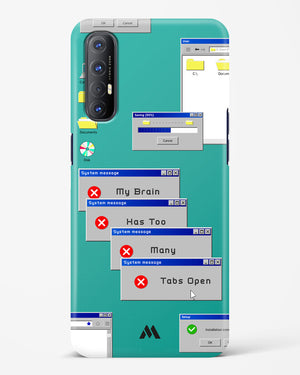 Too Many Open Tabs Hard Case Phone Cover (Oppo)