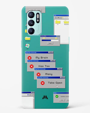Too Many Open Tabs Hard Case Phone Cover (Oppo)