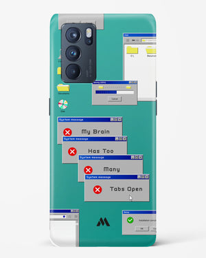 Too Many Open Tabs Hard Case Phone Cover (Oppo)