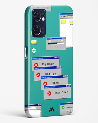 Too Many Open Tabs Hard Case Phone Cover (Oppo)