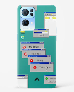 Too Many Open Tabs Hard Case Phone Cover (Oppo)