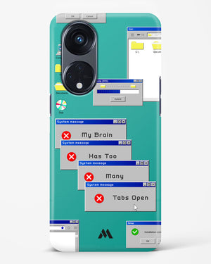 Too Many Open Tabs Hard Case Phone Cover (Oppo)