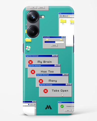 Too Many Open Tabs Hard Case Phone Cover (Realme)