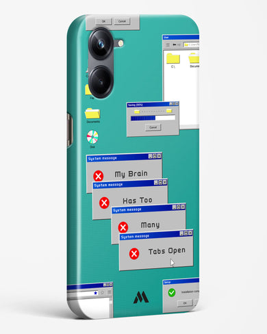 Too Many Open Tabs Hard Case Phone Cover (Realme)
