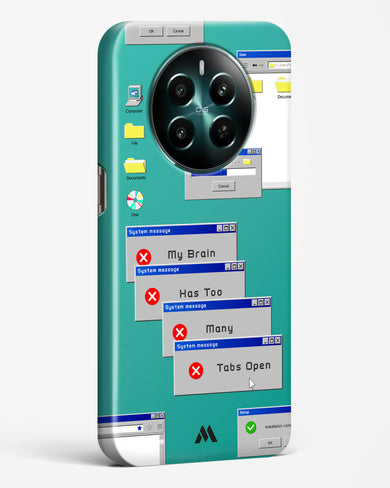 Too Many Open Tabs Hard Case Phone Cover (Realme)