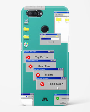 Too Many Open Tabs Hard Case Phone Cover (Realme)