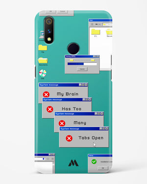 Too Many Open Tabs Hard Case Phone Cover (Realme)